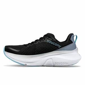 NEW SAUCONY women's guide 17 running shoes in black/fog